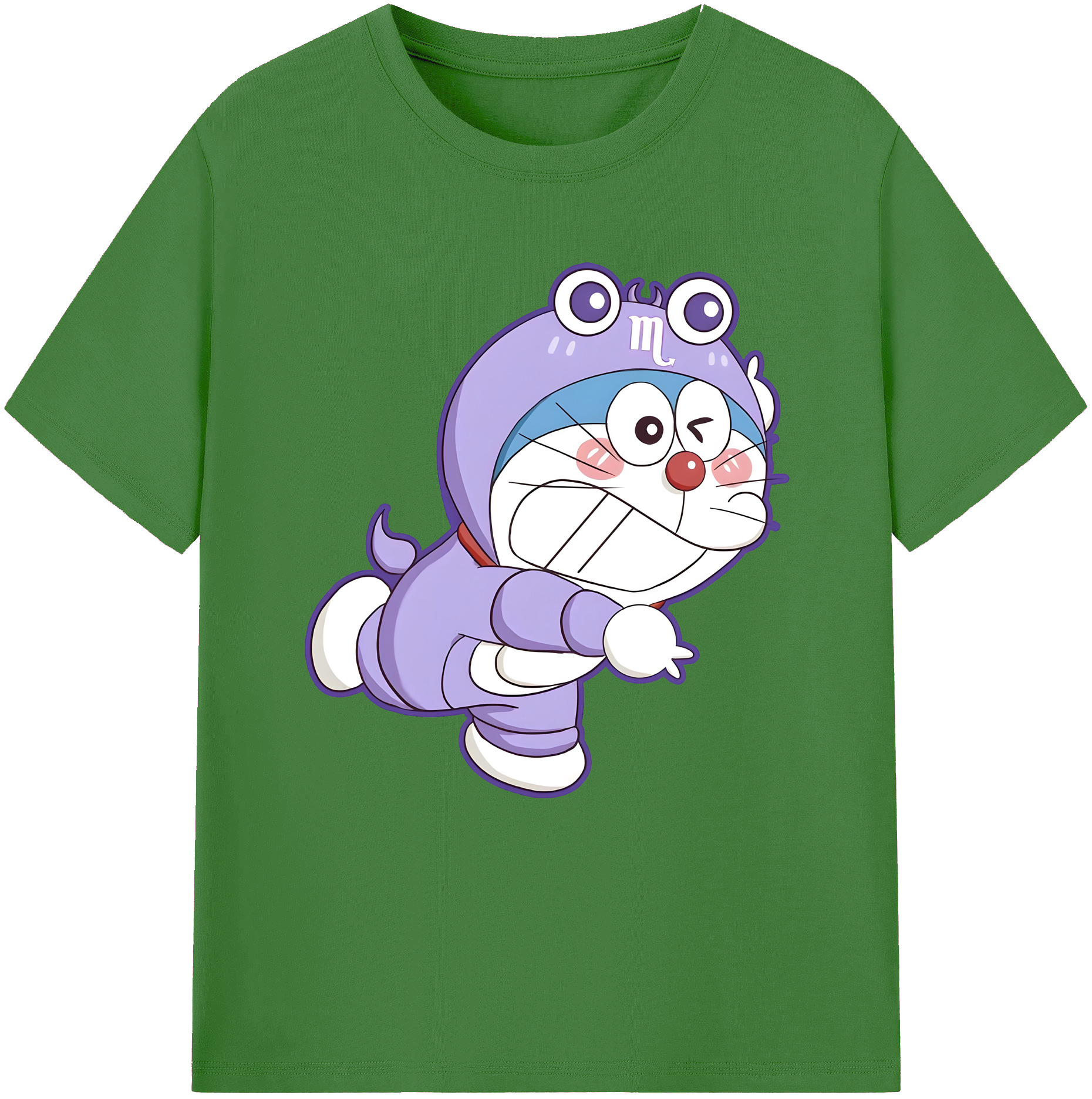 （画像用） ドラえもん Doraemon レディースカジュアルプリントTシャツ（綿100％）